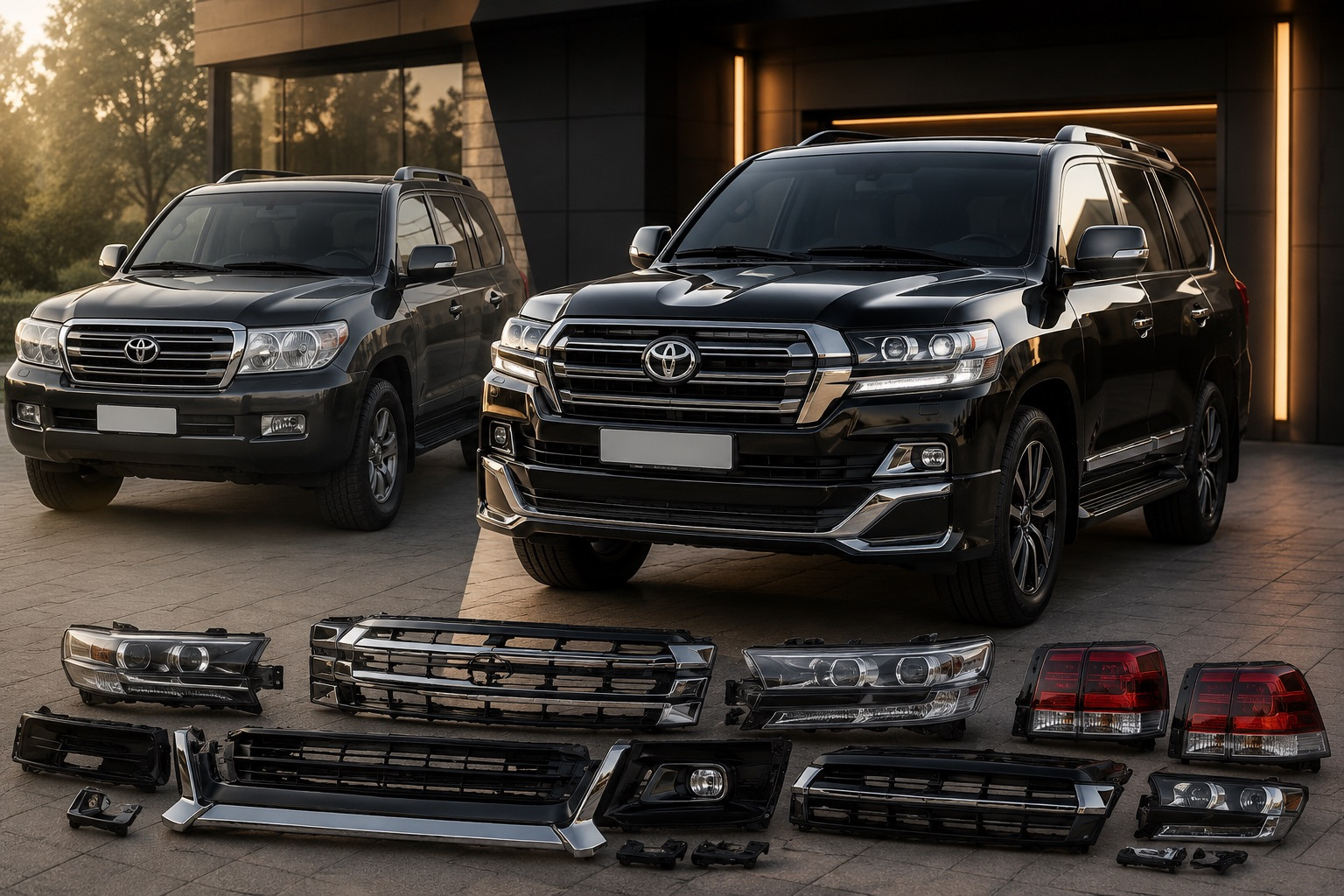 Kontrolný zoznam pred kúpou restyling kitu Toyota LC200: čo si overiť pred platbou