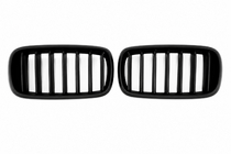 BMW X6 F16 2014–2019 Obličkové mriežky 1 Bar (matná čierna) fotografia 1