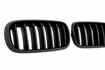 BMW X6 F16 2014–2019 Obličkové mriežky 1 Bar (matná čierna) fotografia 3