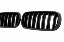 BMW X6 F16 2014–2019 Obličkové mriežky 1 Bar (matná čierna) fotografia 4