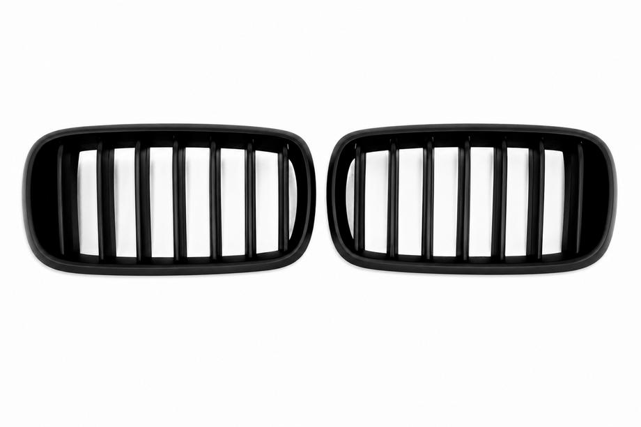 BMW X6 F16 2014–2019 Obličkové mriežky 1 Bar (matná čierna) Image