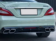 Mercedes CLS C218 2011–2018 Zadný difúzor s chrómovými koncovkami výfuku (2015-2018, dizajn GT63) fotografia 3