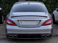 Mercedes CLS C218 2011–2018 Zadný difúzor s chrómovými koncovkami výfuku (2015-2018, dizajn GT63) fotografia 2