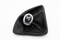 BMW 1 Series E81/E82/E87/E88 2004–2011 Manžeta radiacej páky + hlavica OEM V2 (koženka) fotografia 1
