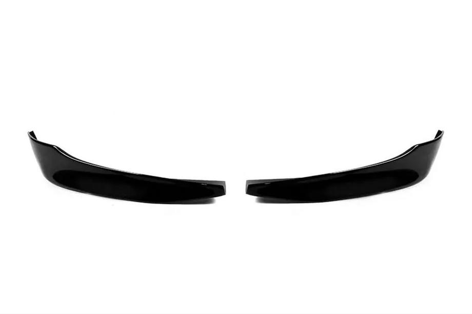 BMW 3 rad E90/E91 2005–2011 Výpredaj predný Flap lip DPT (pre E90 Base 2005-2008, čierny lesk, 2 ks) Fotografia 1