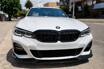 BMW 3. rad G20/G21 2018– Lip spojler predného nárazníka AC-Style (pre M-Sport 2018-2022, ABS) fotografia 2