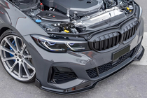 BMW 3. rad G20/G21 2018– Bočné mriežky nárazníka (pre M-Sport 2018-2022, ABS) fotografia 3