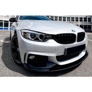 MP-Style predný lip spojler (pre M-Sport, čierny lesk) fotografia 4