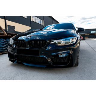 Predný lip spojler CS-Style (pre M4, čierny lesk) BMW 4 séria F32/F33/F36 2012–2020 fotografia 1