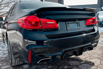 BMW 5. rad G30/G31 2017–2023 Difúzor zadného nárazníka CS-Style (pre M-Sport/M5 F90, ABS) fotografia 4