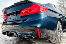 BMW 5. rad G30/G31 2017–2023 Difúzor zadného nárazníka CS-Style (pre M-Sport/M5 F90, ABS) fotografia 2