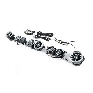 LED deflektory výduchov ventilácie (2014-2017, 7 farieb) Mercedes S-сlass W222 2013–2022 fotografia 4