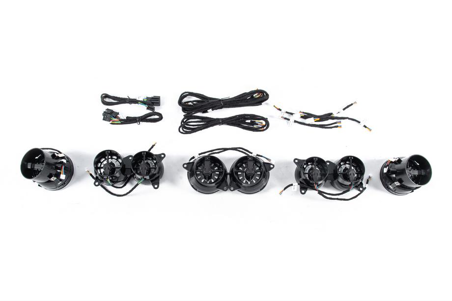 Mercedes S-class W222 2013–2022 LED deflektory výduchov ventilácie (2014-2017, 7 farieb) Fotografia 6