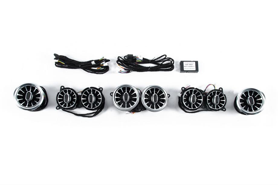 Mercedes S-class W222 2013–2022 LED deflektory vetrania (2018-2022, 64 farieb) Fotografia 1