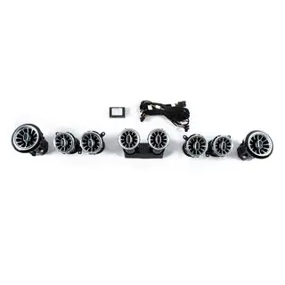 LED deflektory ventilácie (64 color) Mercedes Trieda E W213 2016–2023 fotografia 1