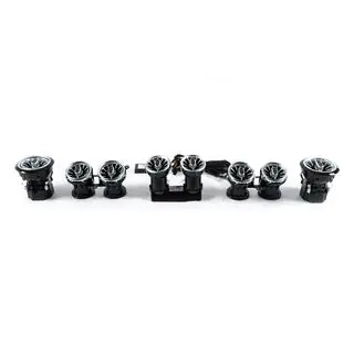 LED deflektory ventilácie (64 color) Mercedes Trieda E W213 2016–2023 fotografia 3