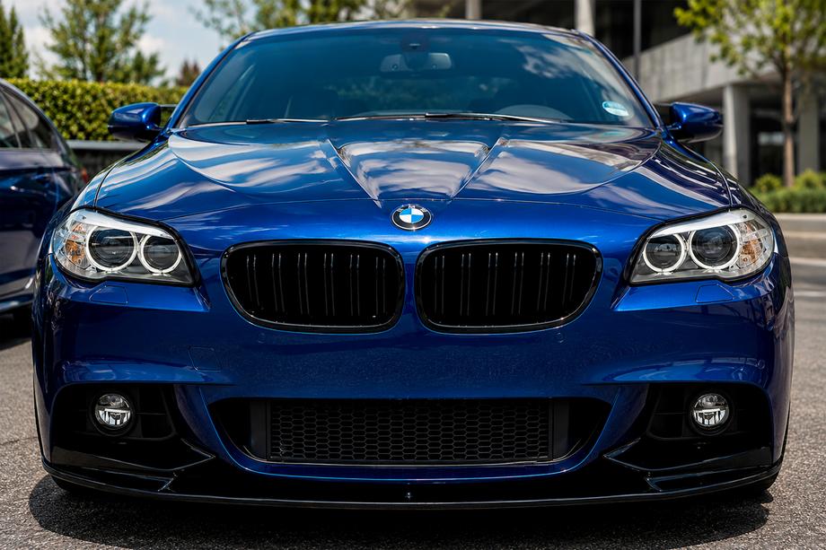 BMW 5. rad F10/F11 2010–2016 Lip predného nárazníka MP-Style (pre M-Performance, lesklá čierna) Image