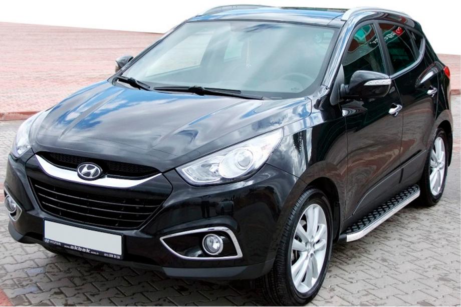Hyundai IX-35 2010–2015 Bočné nášľapy BlackLine (2 ks, hliník) Image