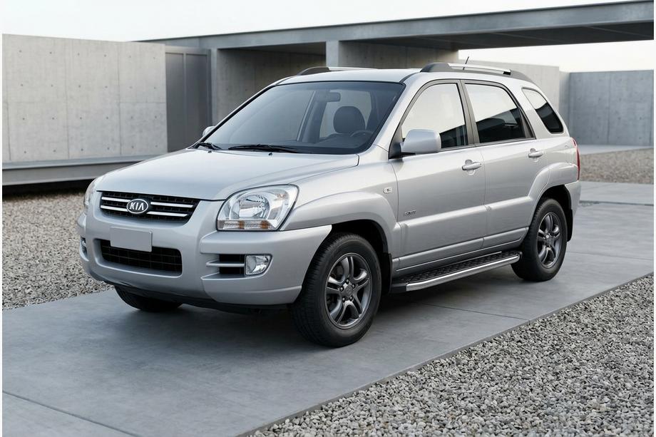 Kia Sportage 2004–2010 Bočné nášľapy BlackLine (2 ks, hliník) Image