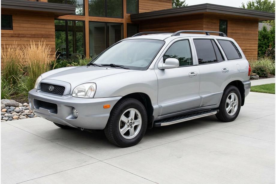 Hyundai Santa Fe 1 2000–2006 Bočné nášľapy BlackLine (2 ks, hliník) Image