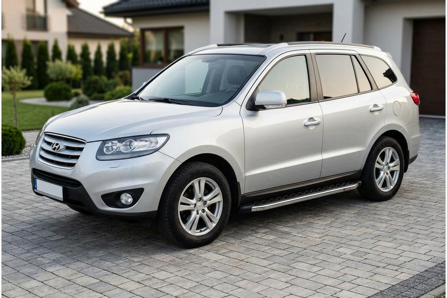 Hyundai Santa Fe 2 2006–2012 Bočné nášľapy BlackLine (2 ks, hliník) Image