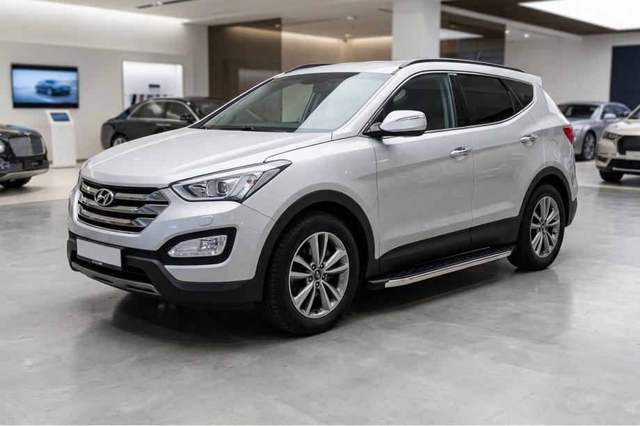 Hyundai Santa Fe 3 2012–2018 Bočné nášľapy BlackLine (2 ks, hliník) Image