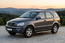 Kia Sorento I BL 2002–2009 Bočné nášľapy BlackLine (2 ks, hliník) fotografia 1