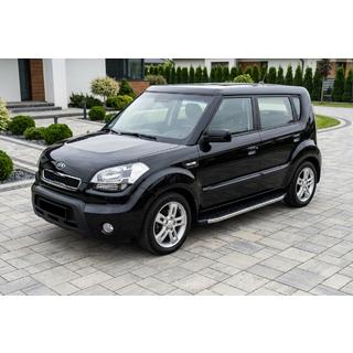 Bočné nášľapy BlackLine (2 ks, hliník) Kia Soul I 2008–2013 fotografia 1