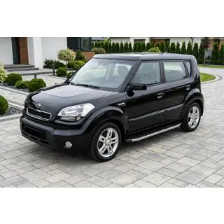 Bočné nášľapy BlackLine (2 ks, hliník) Kia Soul I 2008–2013 fotografia 1