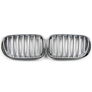 Obličková maska 1Bar (2014-2018, sivá s chrómovým lemovaním) BMW X3 F25 2011–2018 fotografia 1