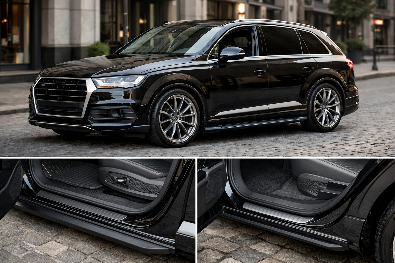 Štartovací upgrade Audi Q7 do mesta: pohodlie a čisté prahy