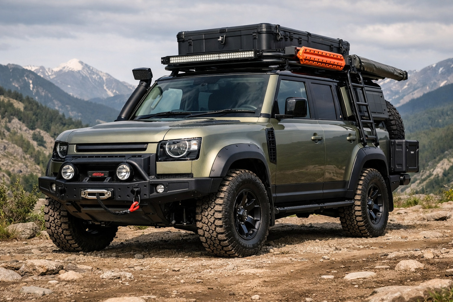 Balík úprav pre Land Rover Defender 2019+ na cestovanie a drsný vzhľad