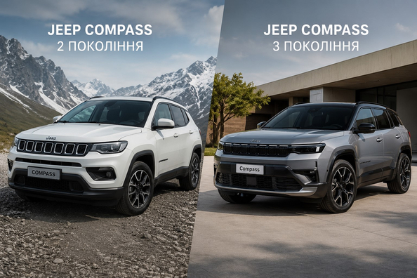 Nový Jeep Compass 3. generácie vs. Compass 2: detailné porovnanie