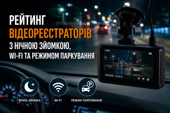 Rebríček autokamier s nočným záznamom, Wi‑Fi a parkovacím režimom Fotografia 1