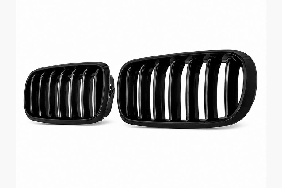 BMW X5 F15 2013–2018 Mriežka "obličiek" 1 Bar (čierny lesk) Fotografia 1