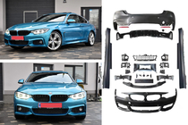 BMW 4 séria F32/F33/F36 2012–2020 M-Sport bodykit (pre F32) Dvojitý výfuk (na obe strany) fotografia 2