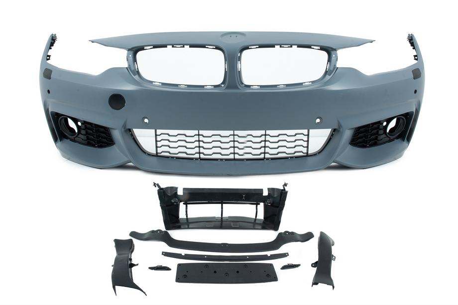 BMW 4 séria F32/F33/F36 2012–2020 M-Sport bodykit (pre F32) Dvojitá koncovka výfuku na jednej strane Fotografia 4