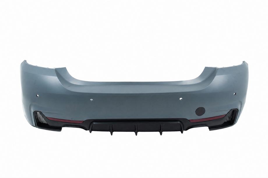 BMW 4 séria F32/F33/F36 2012–2020 Zadný nárazník s difúzorom pre dvojité výfuky na oboch stranách M-Sport Image