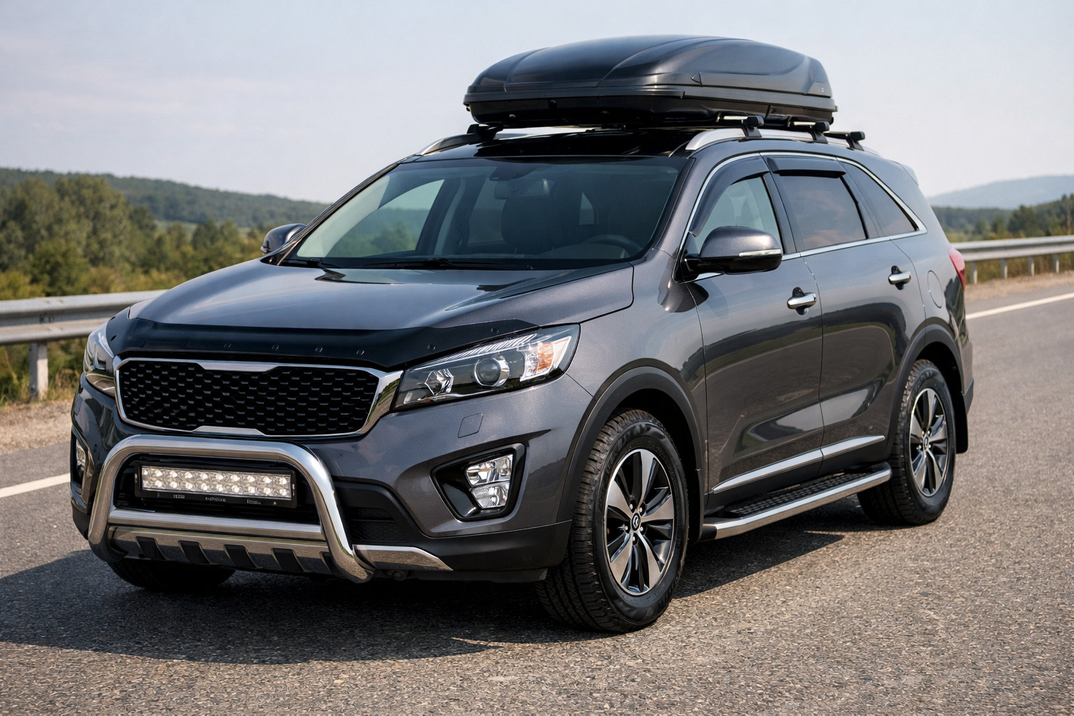 Praktický upgrade Kia Sorento III UM 2014-2020 na diaľnicu a ochranu kapoty
