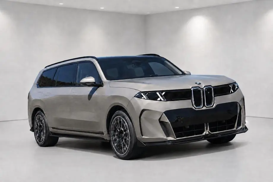 BMW X7 G67 2027– Bočné prahy Paradigm Black Knight Image