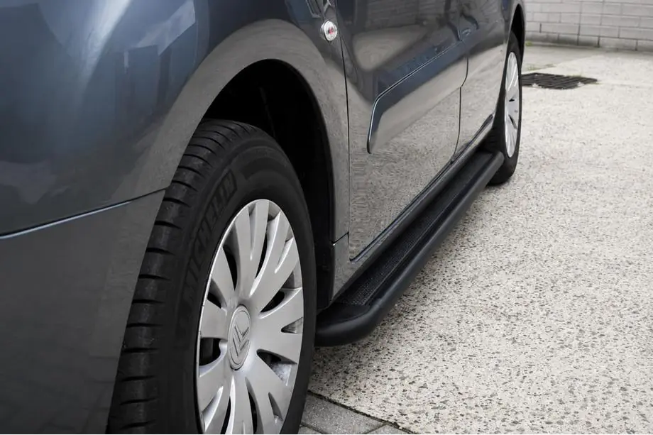 Citroen Berlingo 1996–2008 Bočné nášľapy Premium Black (2 ks, nerez) Image