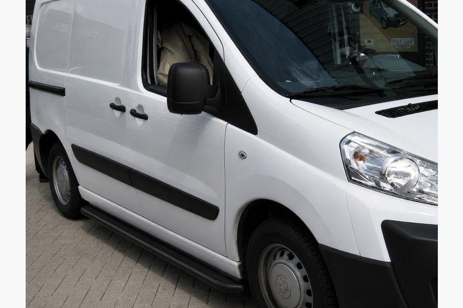 Citroen Nemo 2007–2017 Bočné nášľapy Premium Black (2 ks, nerez) Image