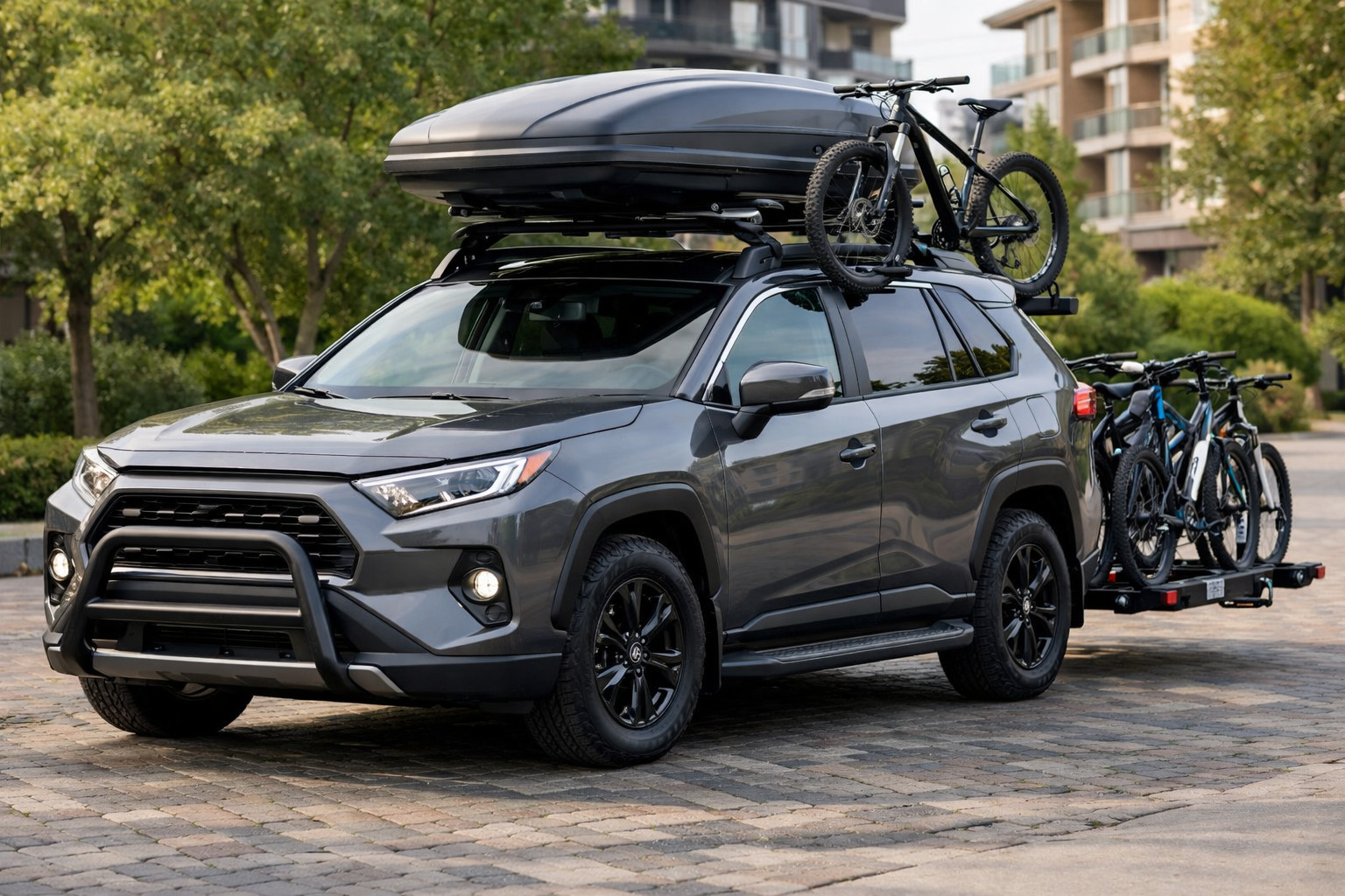 Čo namontovať na Toyota RAV4 2019+ po kúpe do mesta a na rodinné výlety