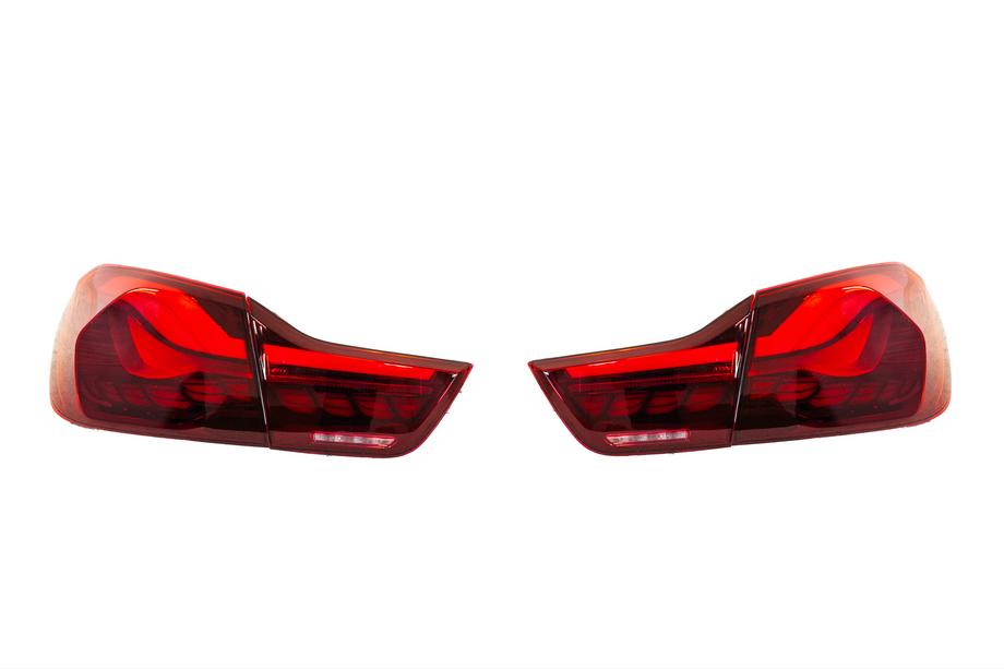 BMW 4 séria F32/F33/F36 2012–2020 Zadné svetlá M4 Style Červené Image