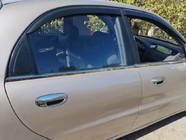 Daewoo Lanos 1998–2017 Okenné lišty (4 ks, nerez) fotografia 3