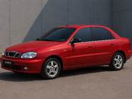 Daewoo Lanos 1998–2017 Okenné lišty (4 ks, nerez) fotografia 1