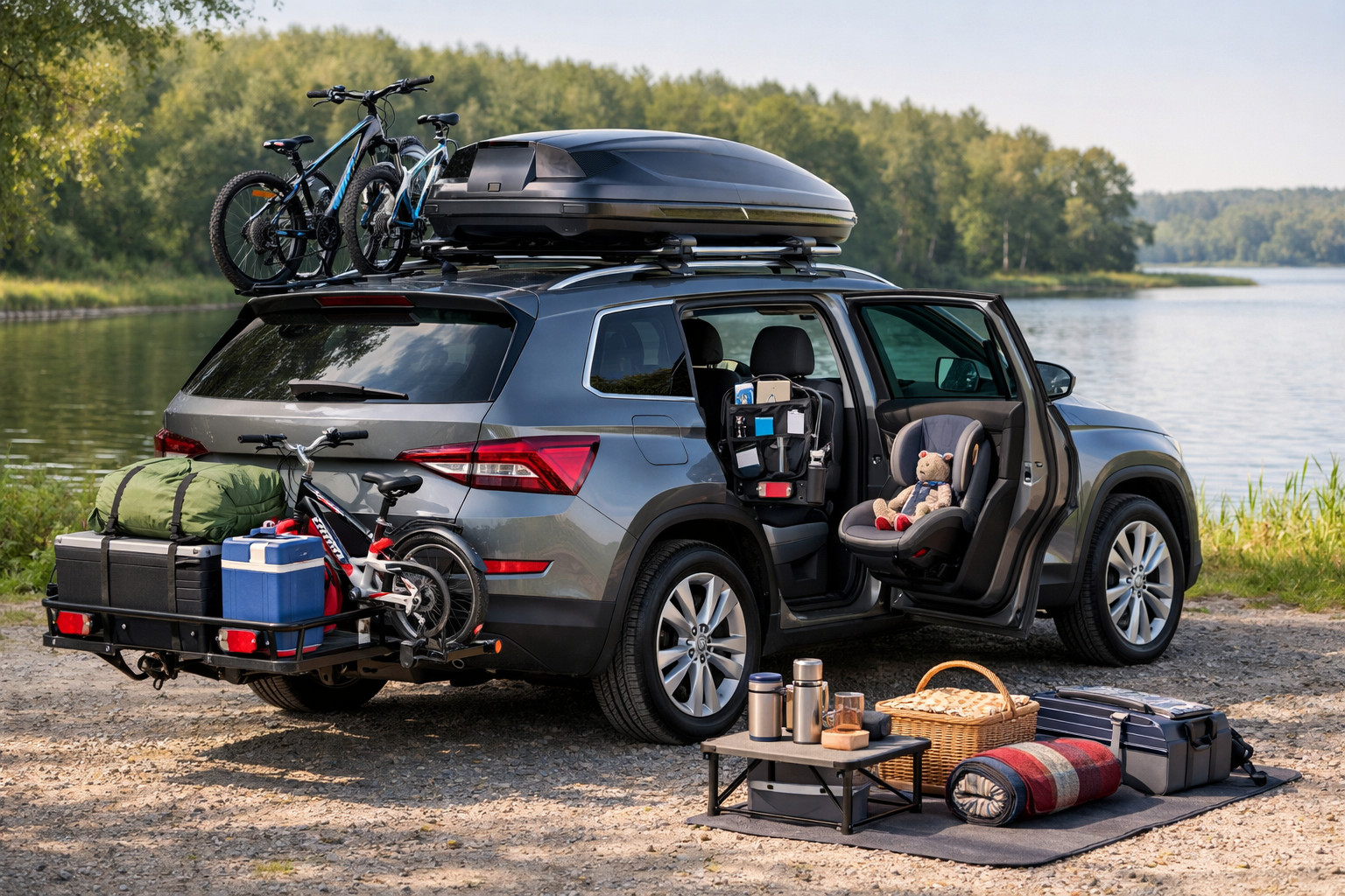 Balík úprav pre Skoda Kodiaq 2016-2023 pre rodinu a batožinu