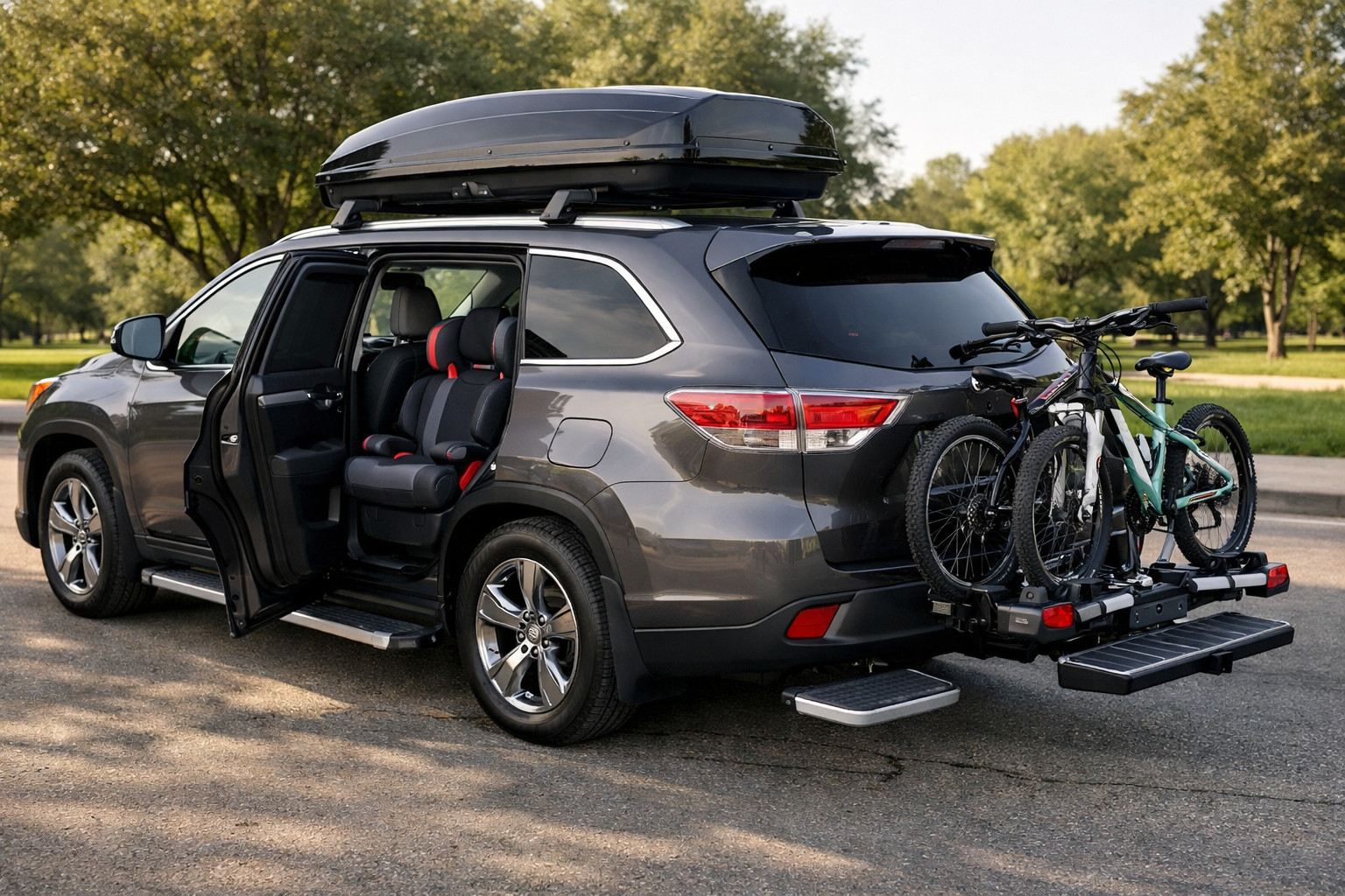 Balík úprav Toyota Highlander 2013-2019 pre rodinu a pohodlné nastupovanie