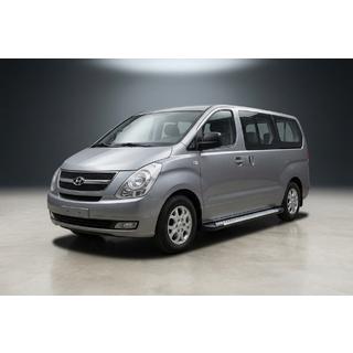 Bočné nášľapy Allmond Grey (2 ks, hliník) Hyundai H300, H1, Starex 2008–2020 fotografia 1