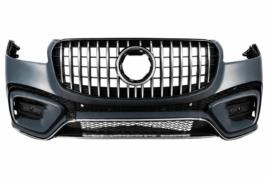 Mercedes GLS X167 2019– Predný nárazník GLS450 v kompletnom vyhotovení s maskou GT Panamericana (2025-Design) Image